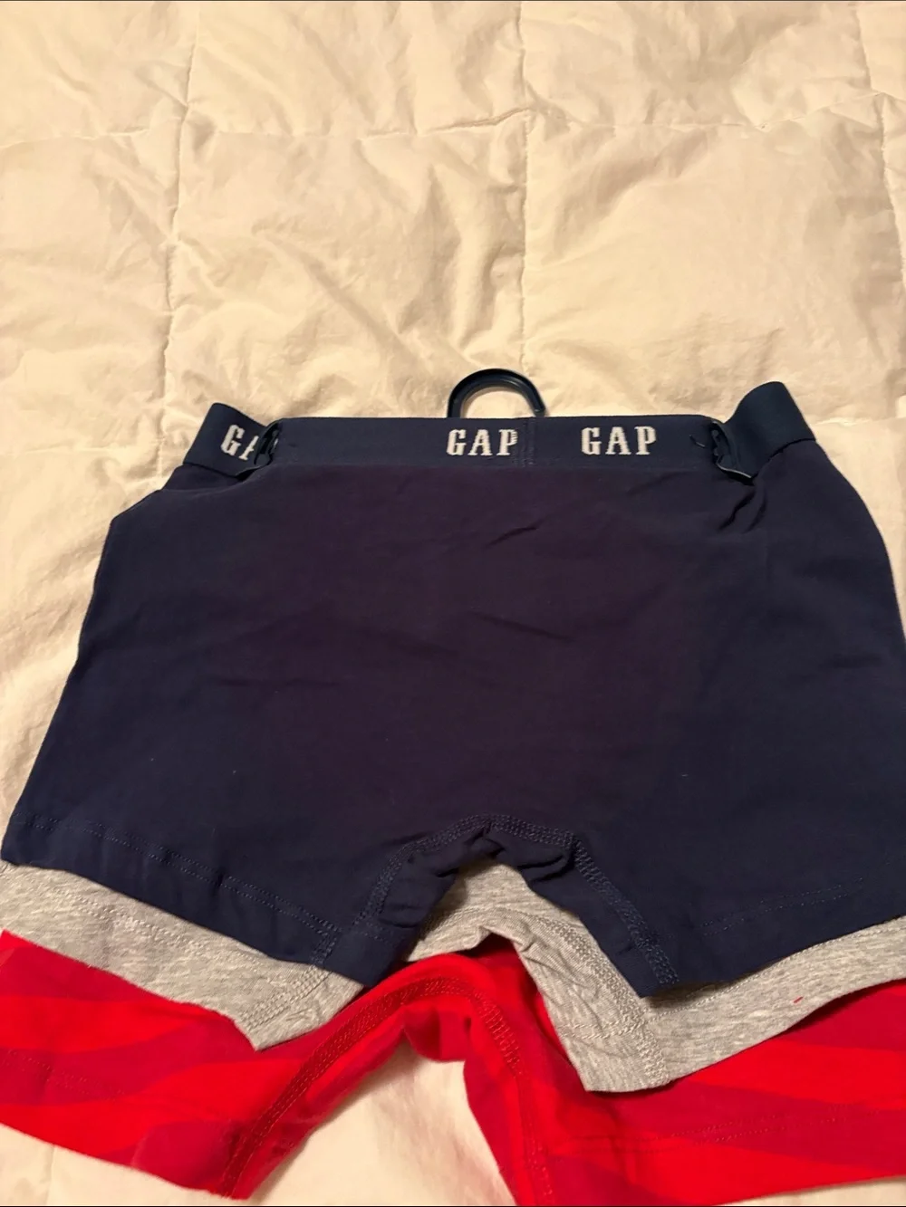 GAP Boys' 3-Pack Boxer Briefs - Red, Navy & Gray